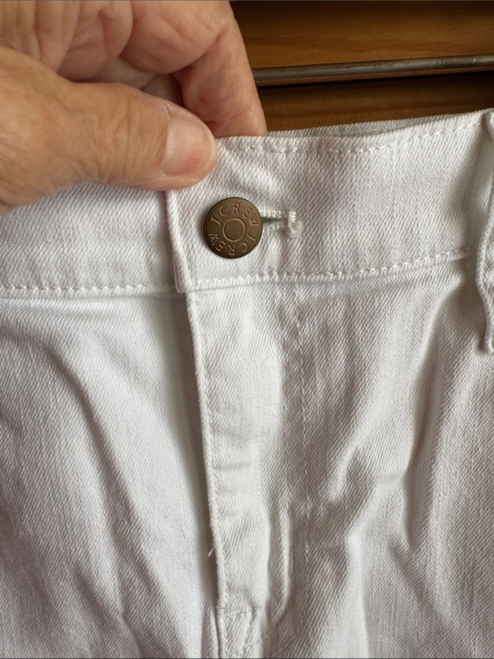 J.CREW White Denim Skirt - Size 12
